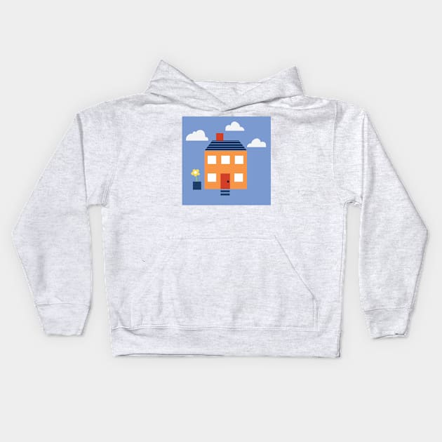 Cute little house Kids Hoodie by tfinn